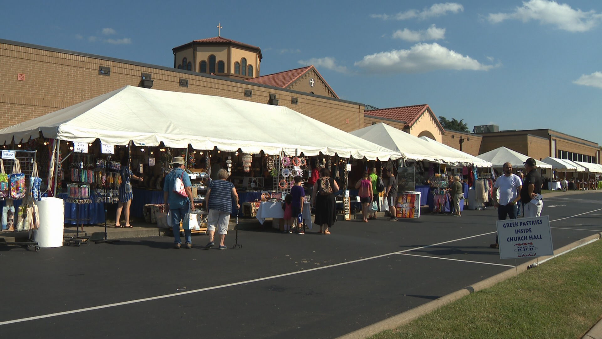 Greek festival tents