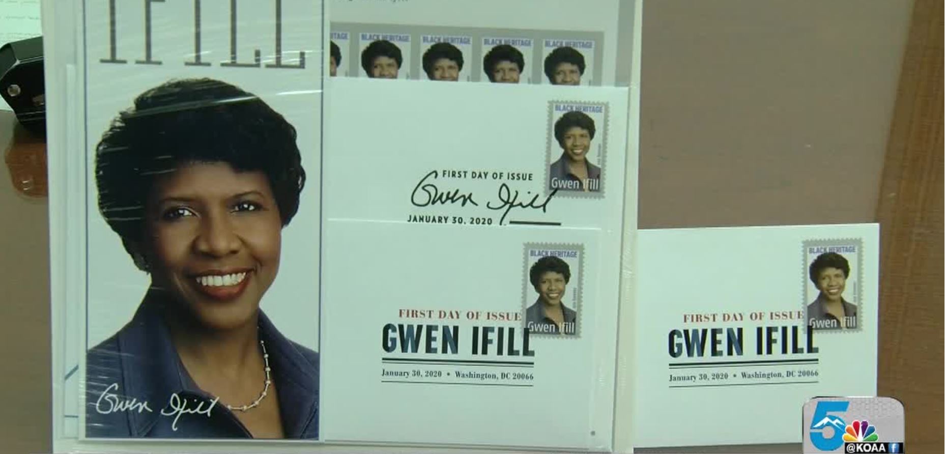 Gwen Ifill stamp unveiling 