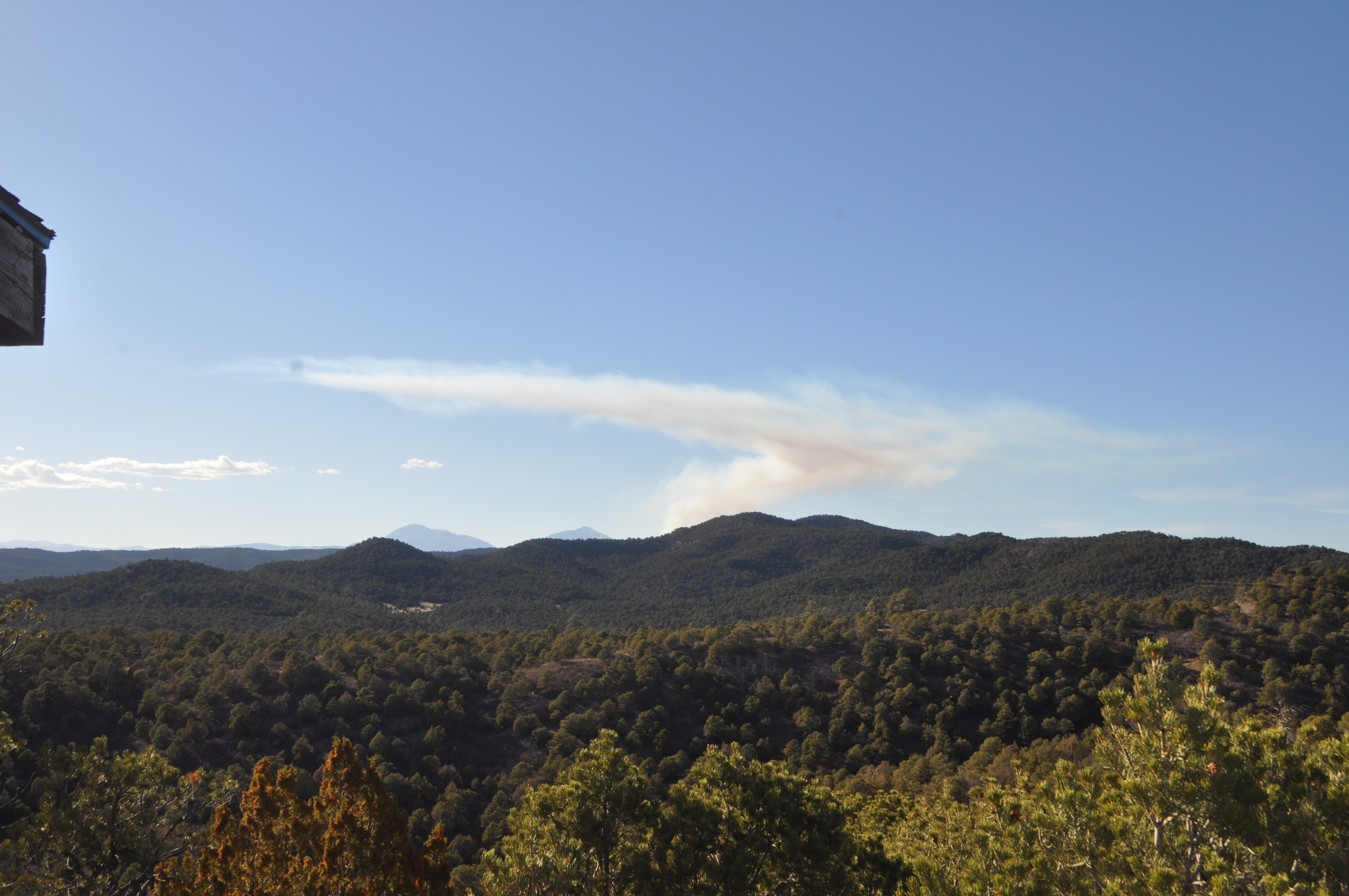 Fire near Aguilar