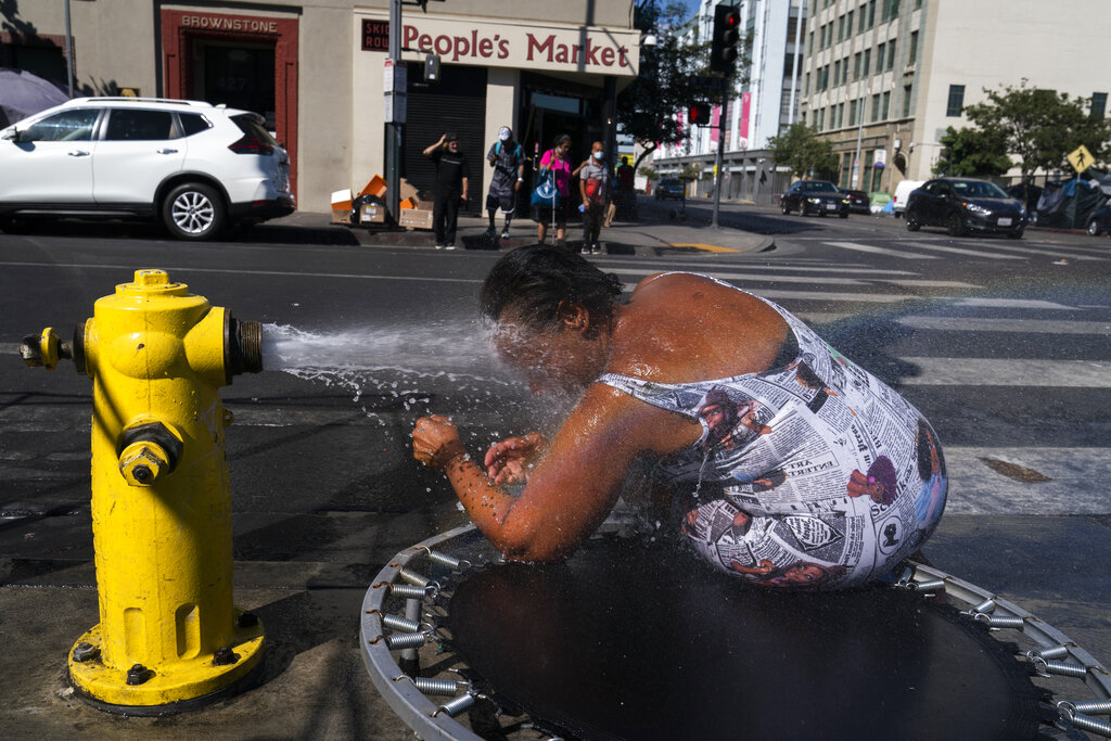APTOPIX California Heat Wave