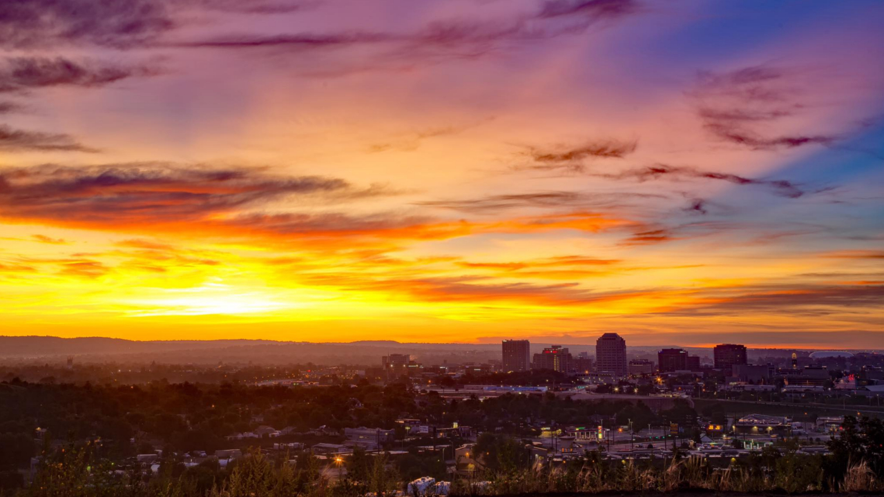 Downtown Colorado Springs Sunrise