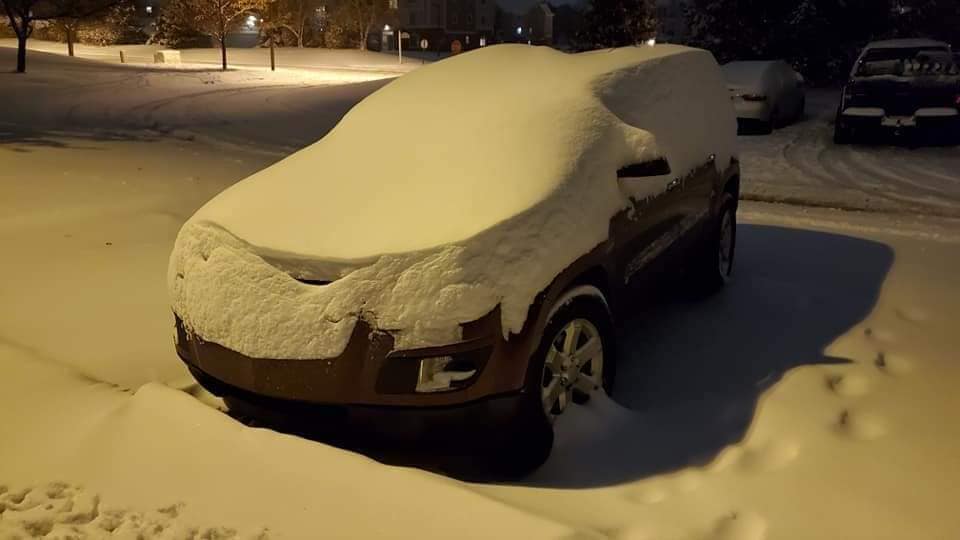 November Snow Michigan