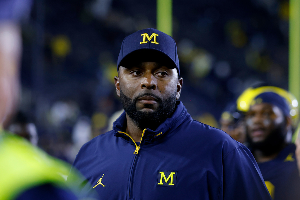 Michigan coach Sherrone Moore.