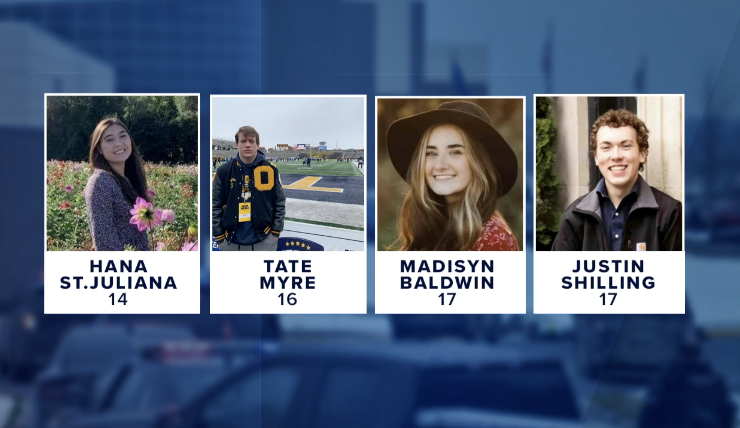 Funeral services start for Oxford High School shooting victims