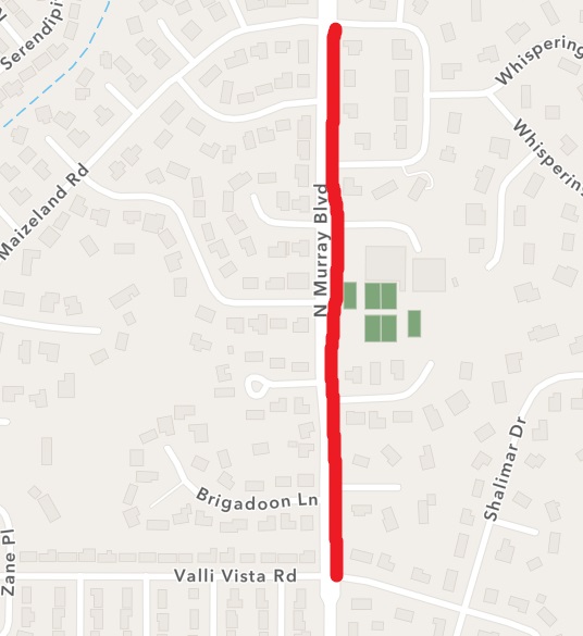 North Murray Boulevard Closure