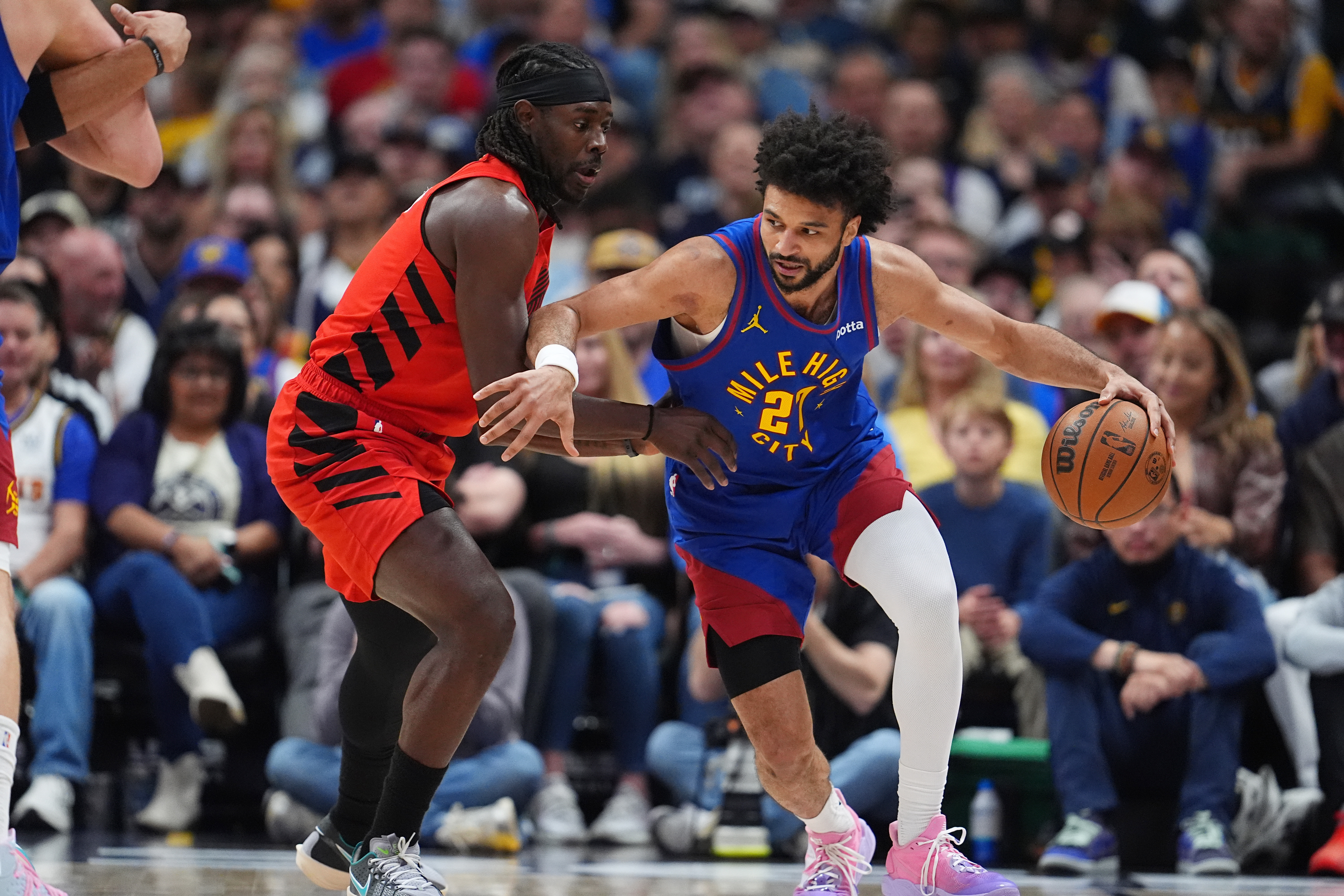 Trail Blazers Nuggets Basketball