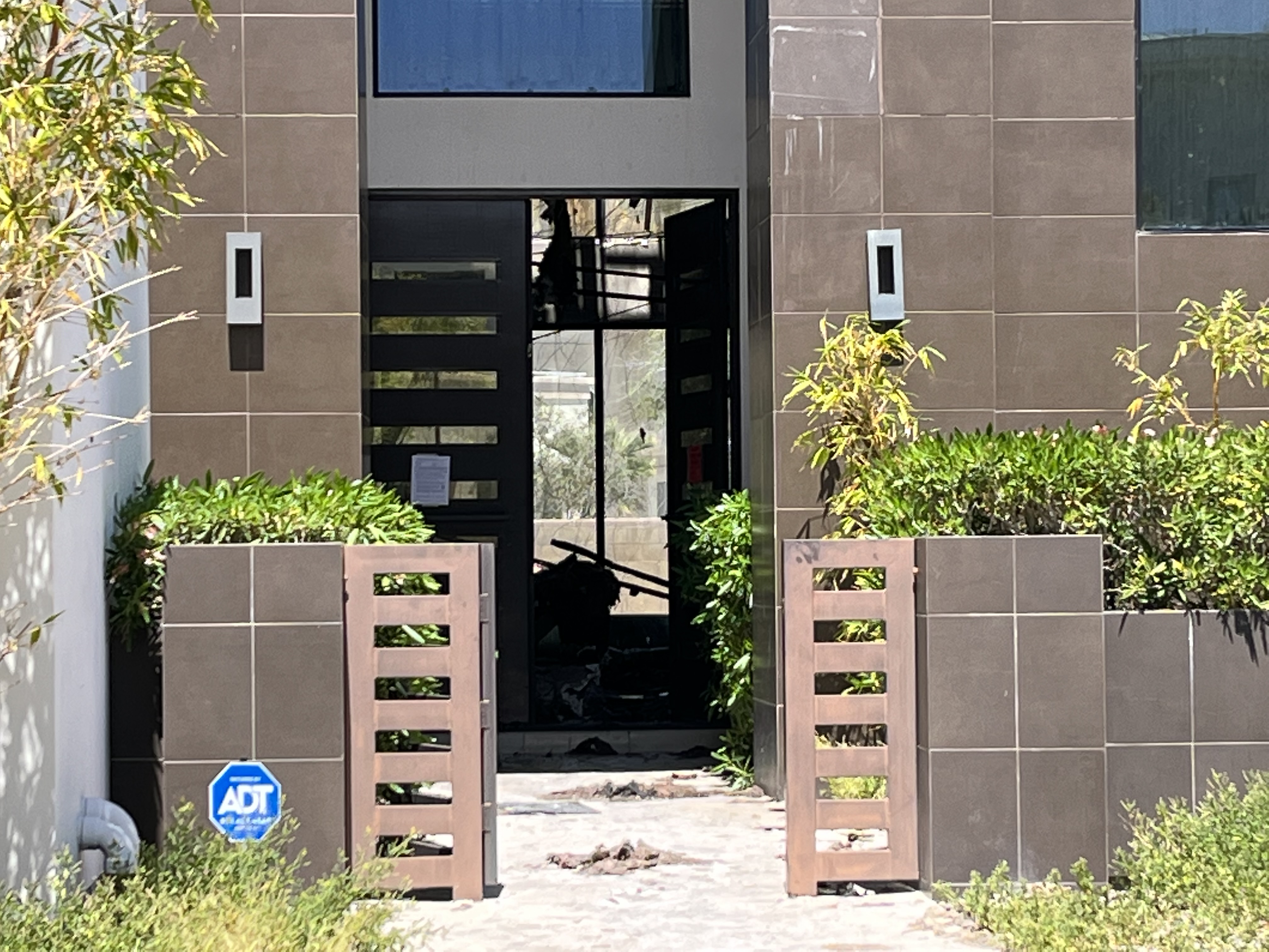 Picture(s) of rental property home explosion in westside of Las Vegas near Oakey and Buffalo.