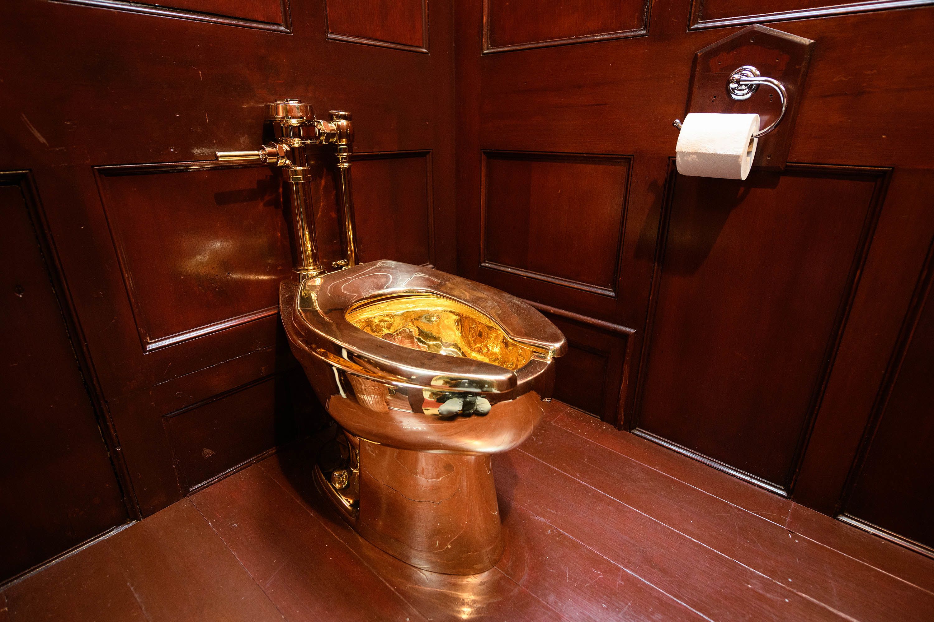 Gold toilet theft