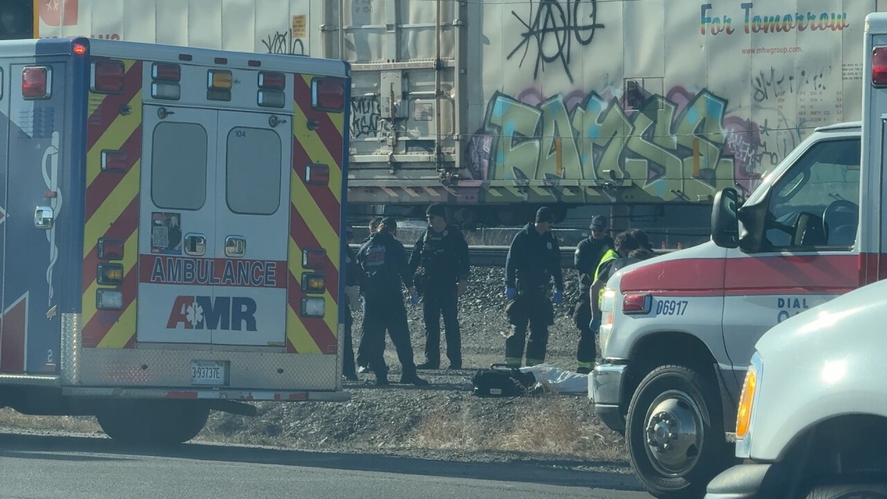 Pedestrian hit by train in Billings (February 28, 2026)