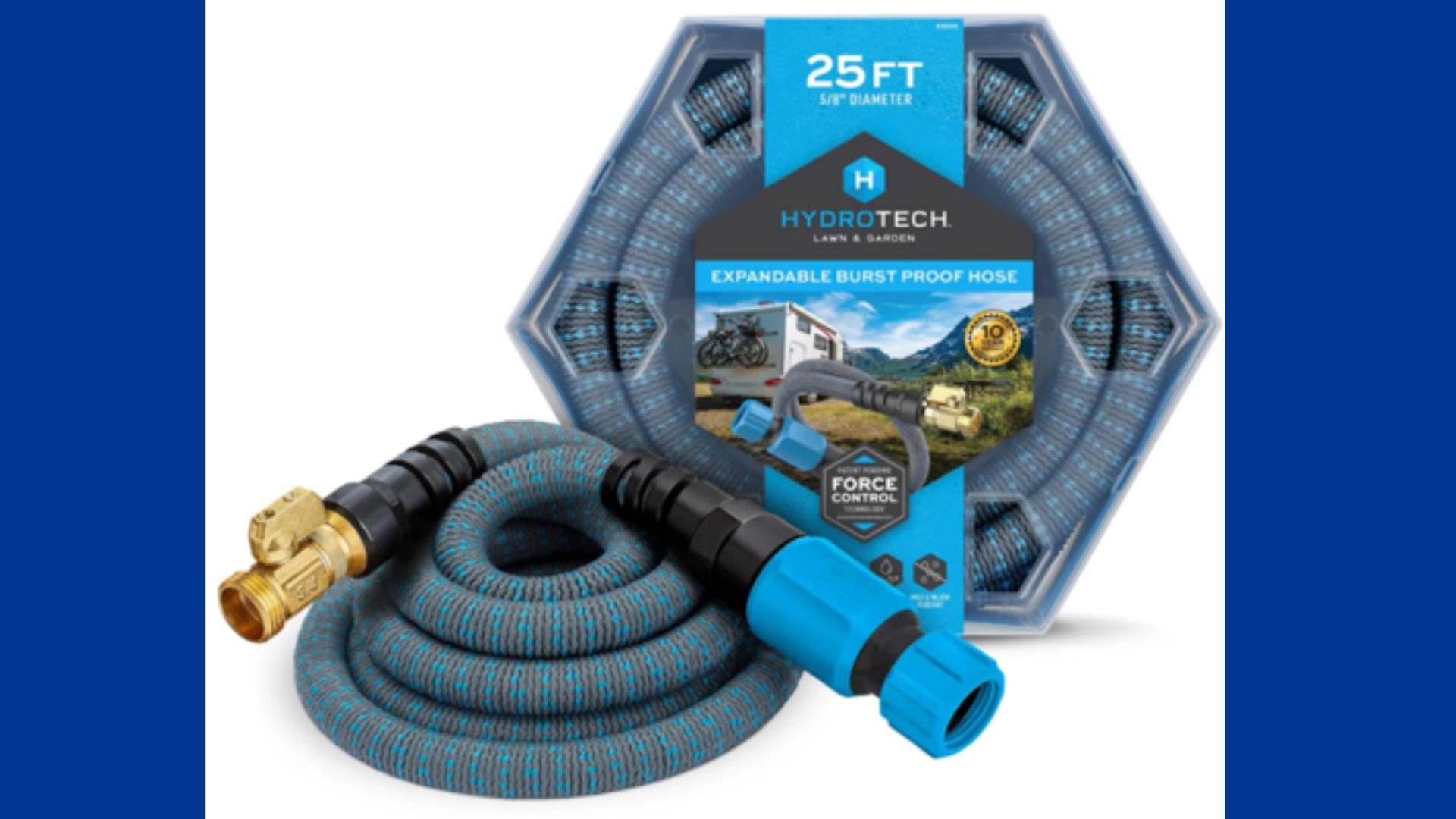 HydroTech 5/8-inch x 25-foot Expandable Burst-Proof Hose.