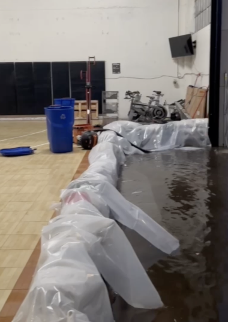 Midway District gym floods for second time in six weeks 