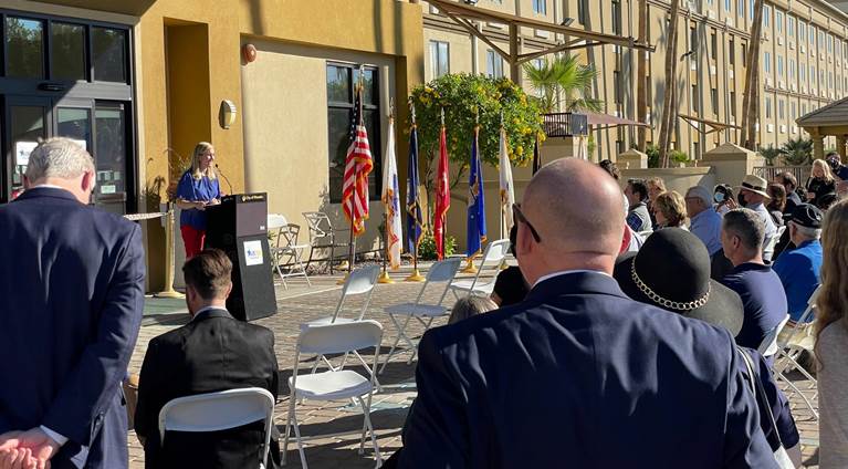 us vets housing dedication