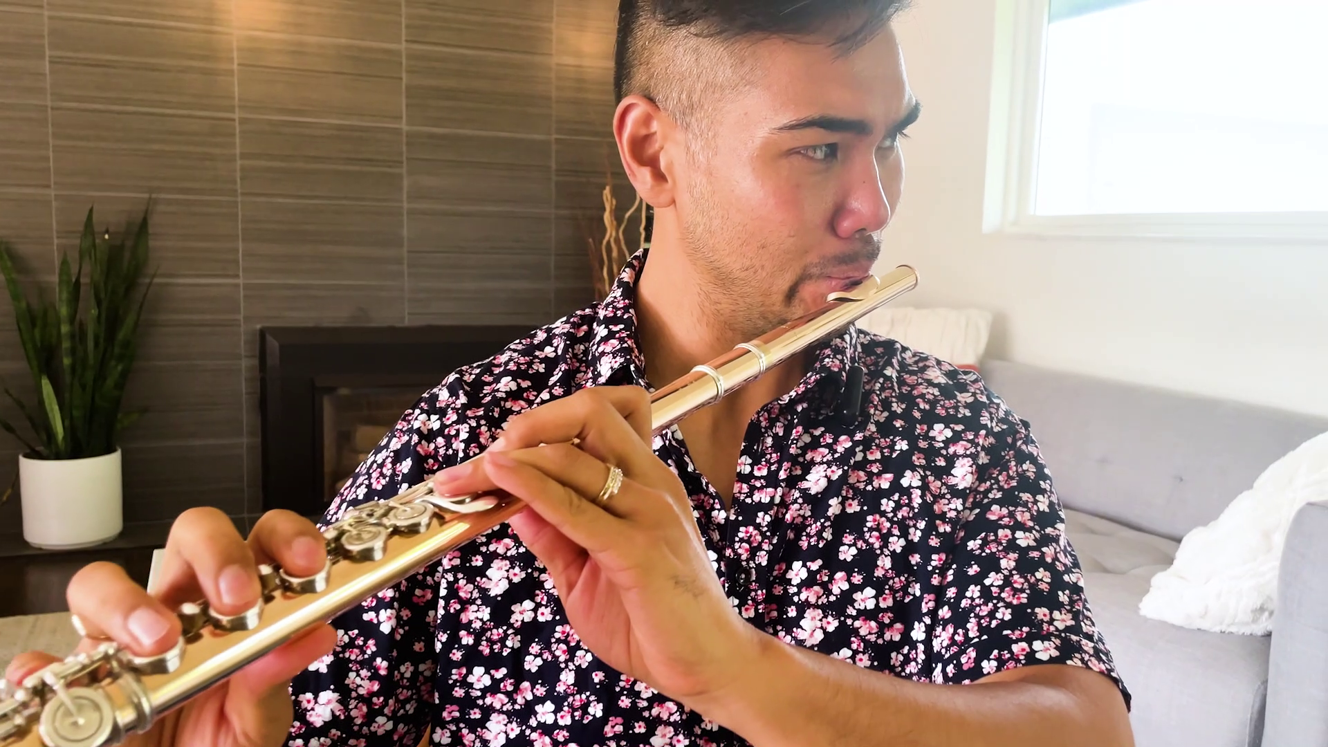 Great Falls Symphony flutist Norman Menzales