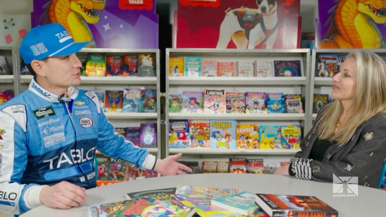 NASCAR driver Ryan Ellis speaks with Scripps News