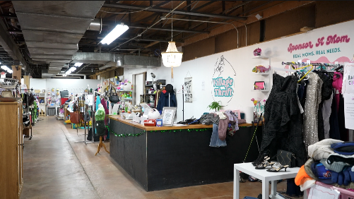 New thrift space in Paola by All for Moms Foundation