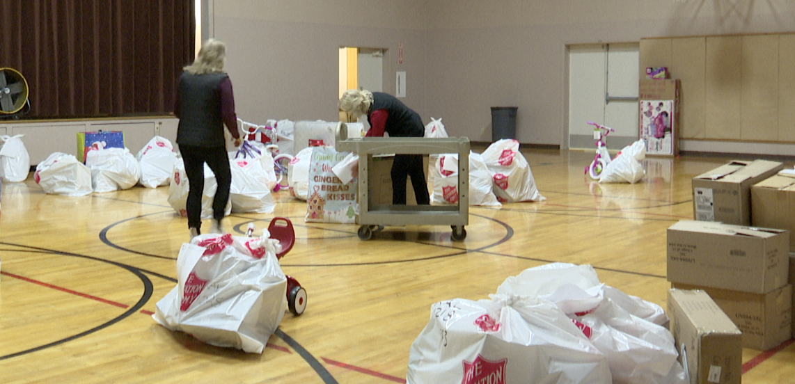 Salvation Army toy distribution