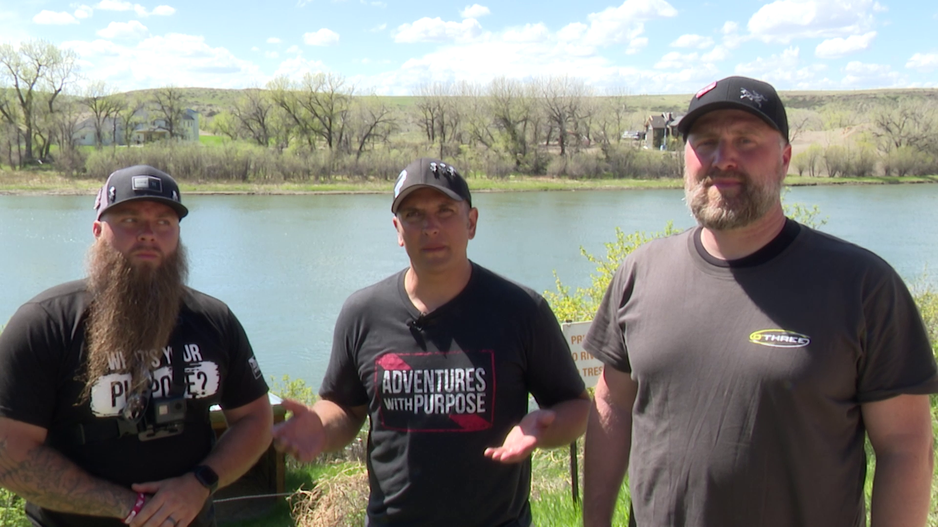 Adventures With Purpose members Sam Ginn, Jared Leisek, and Doug Bishop