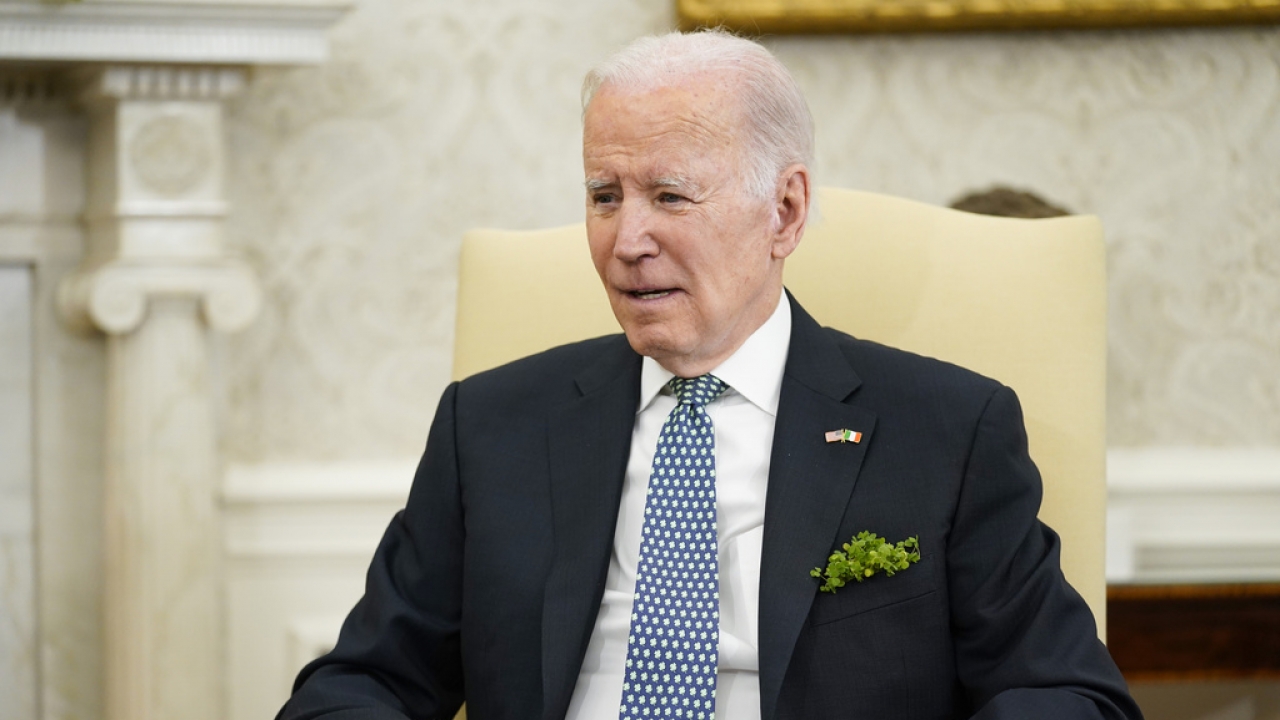 President Joe Biden on Friday, March 17, 2023, in Washington.