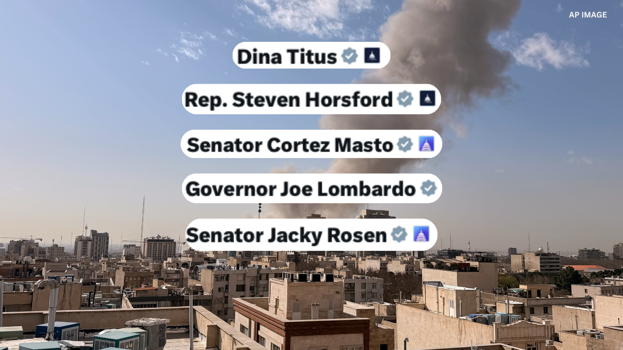 Nevada lawmakers react to the U.S. military operations in Iran