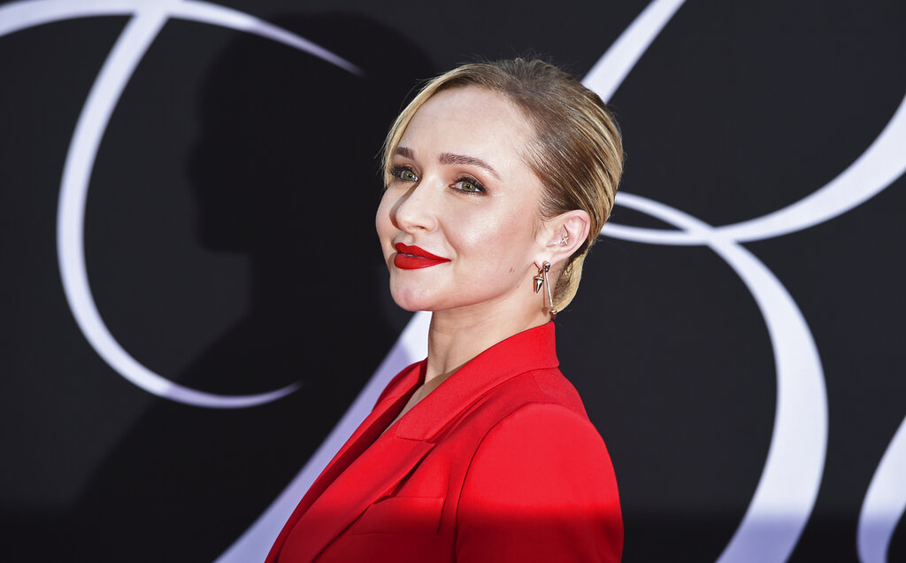 Hayden Panettiere arrives at the premiere of "Blonde," Tuesday, Sept. 13, 2022, at TCL Chinese Theatre in Los Angeles. 