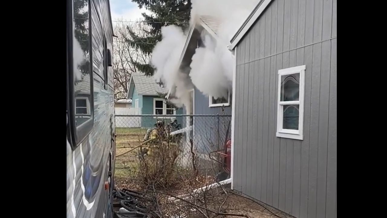 Great Falls Fire Rescue responding to garage fire (April 12, 2021)