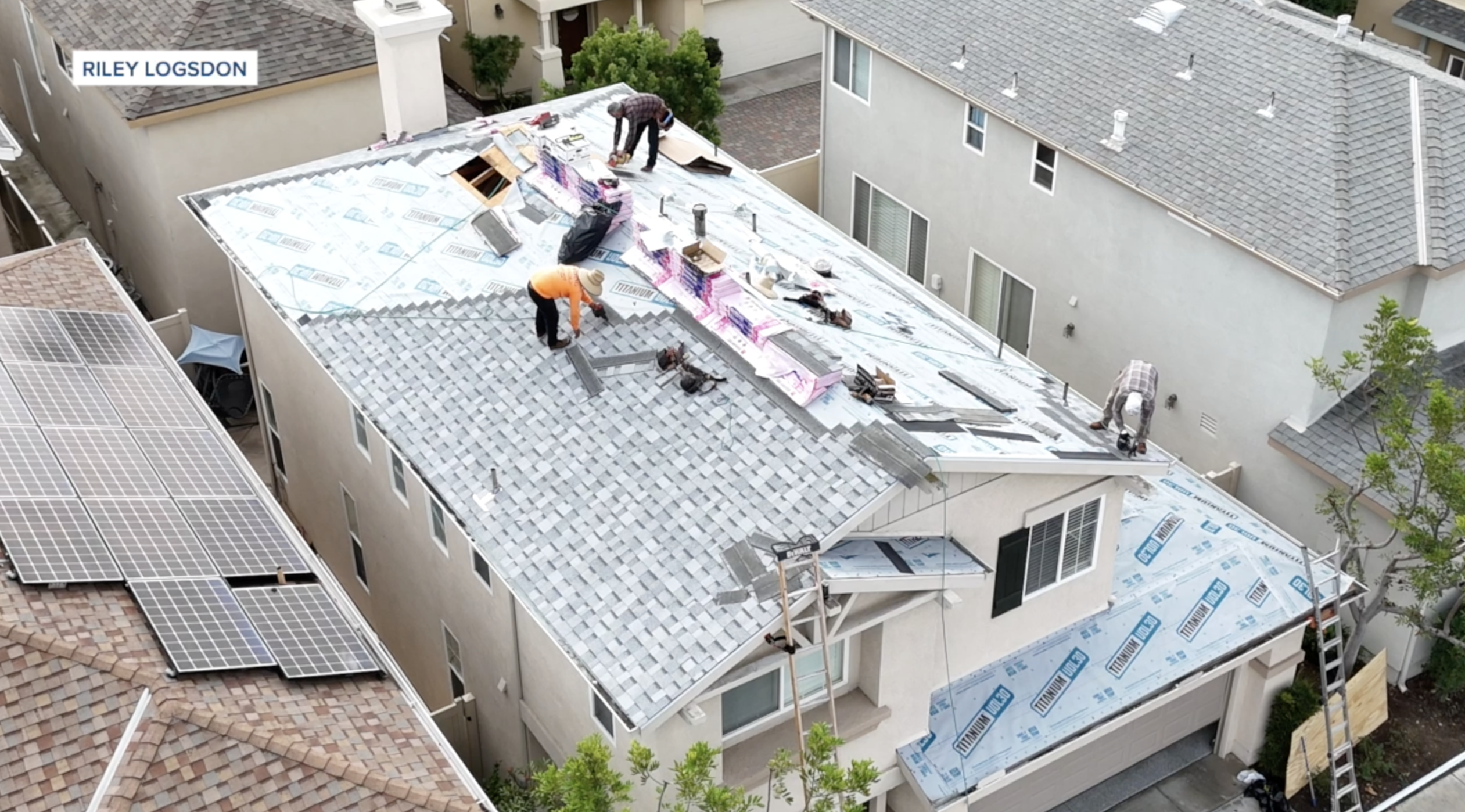 Roofers across San Diego county swamped ahead of incoming rains 