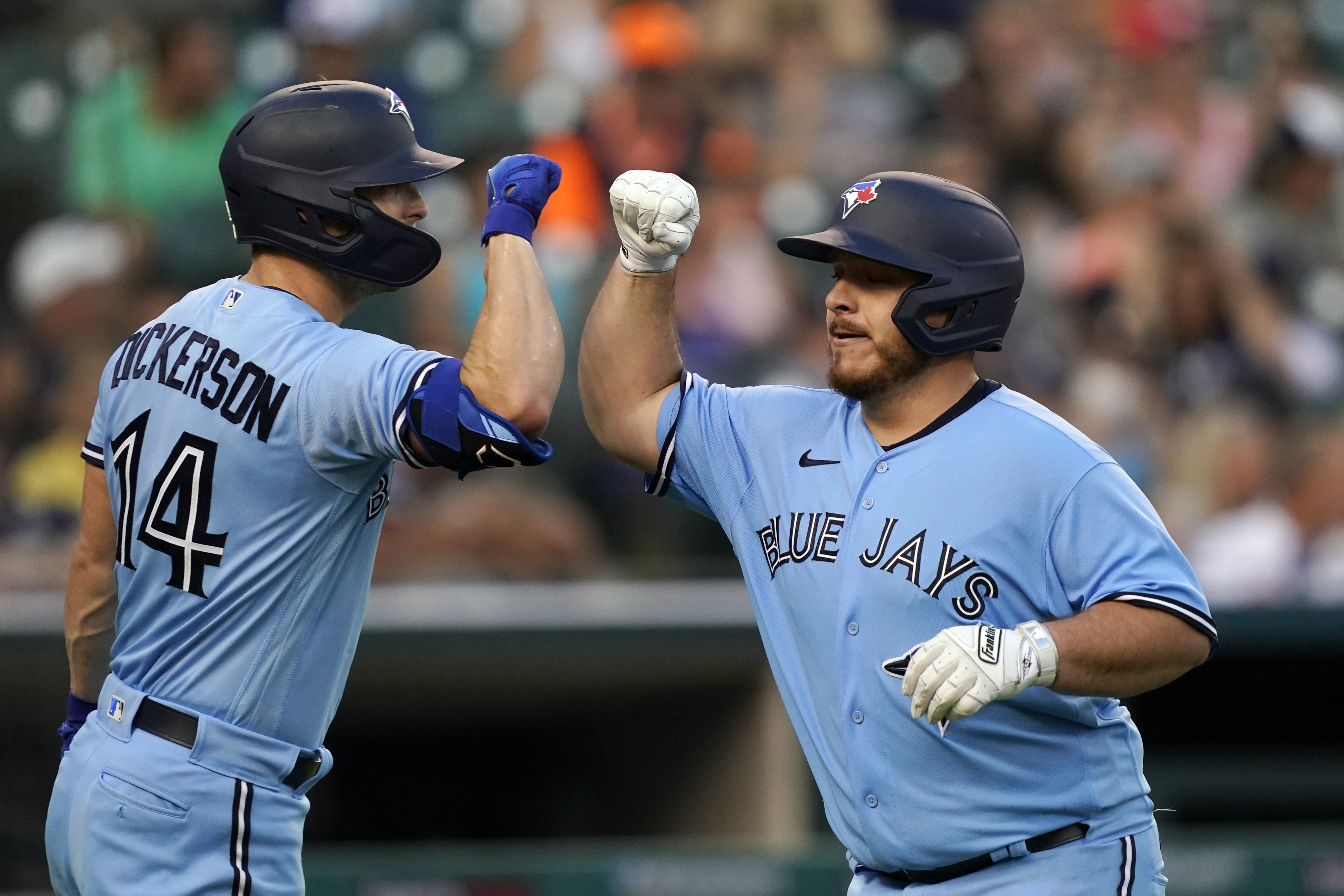 Corey Dickerson, Alejandro Kirk Blue Jays Tigers Baseball