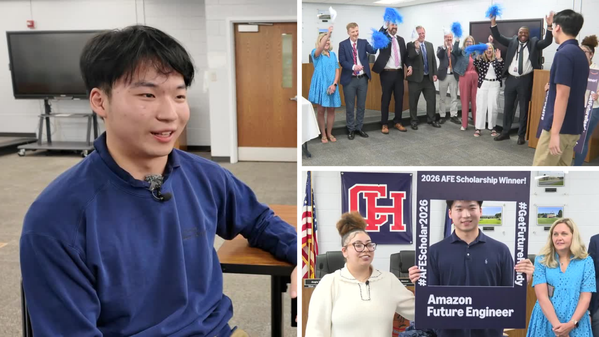 Colonial Heights valedictorian surprised with a $40,000 scholarship from Amazon