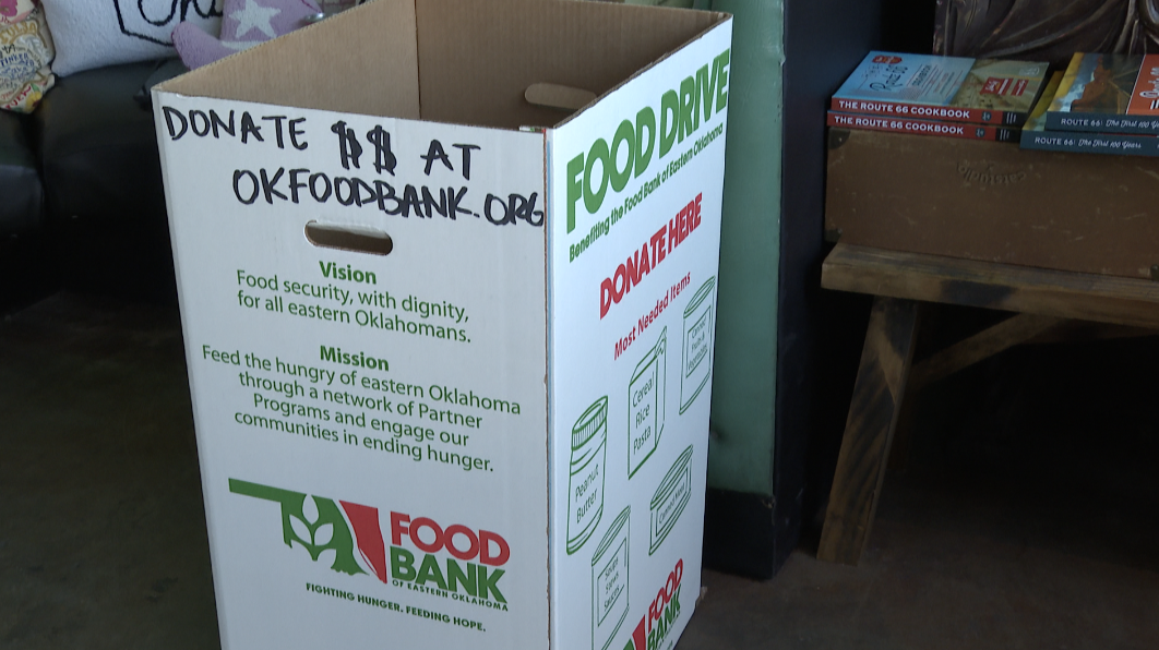 Ida Red food donation box