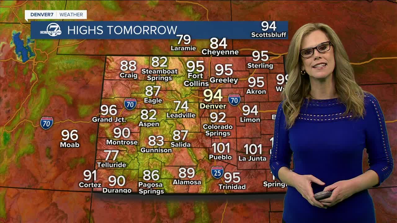 Highs on Saturday