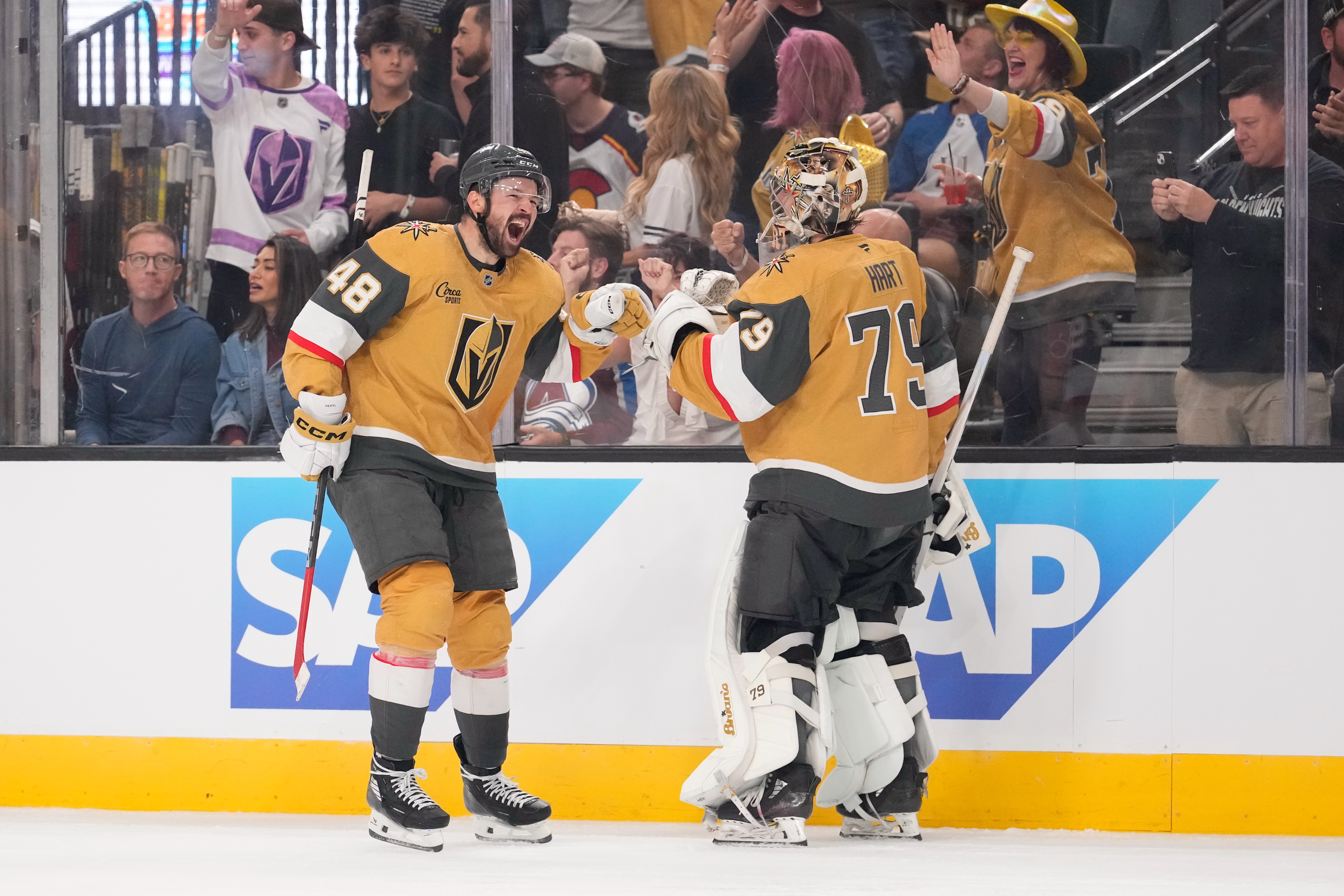 Avalanche Golden Knights Hockey