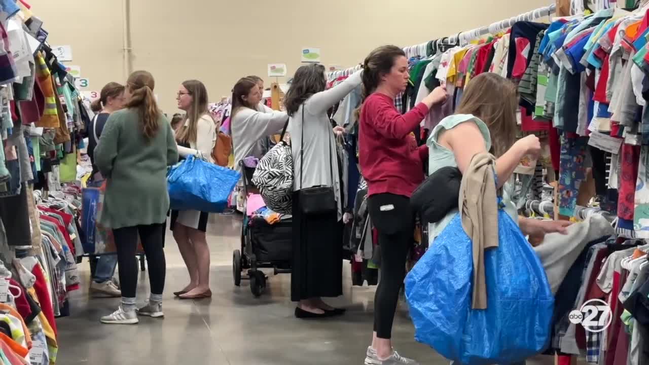 Tallahassee families stretch budgets at the One Week Boutique consignment sale inside the Civic Center