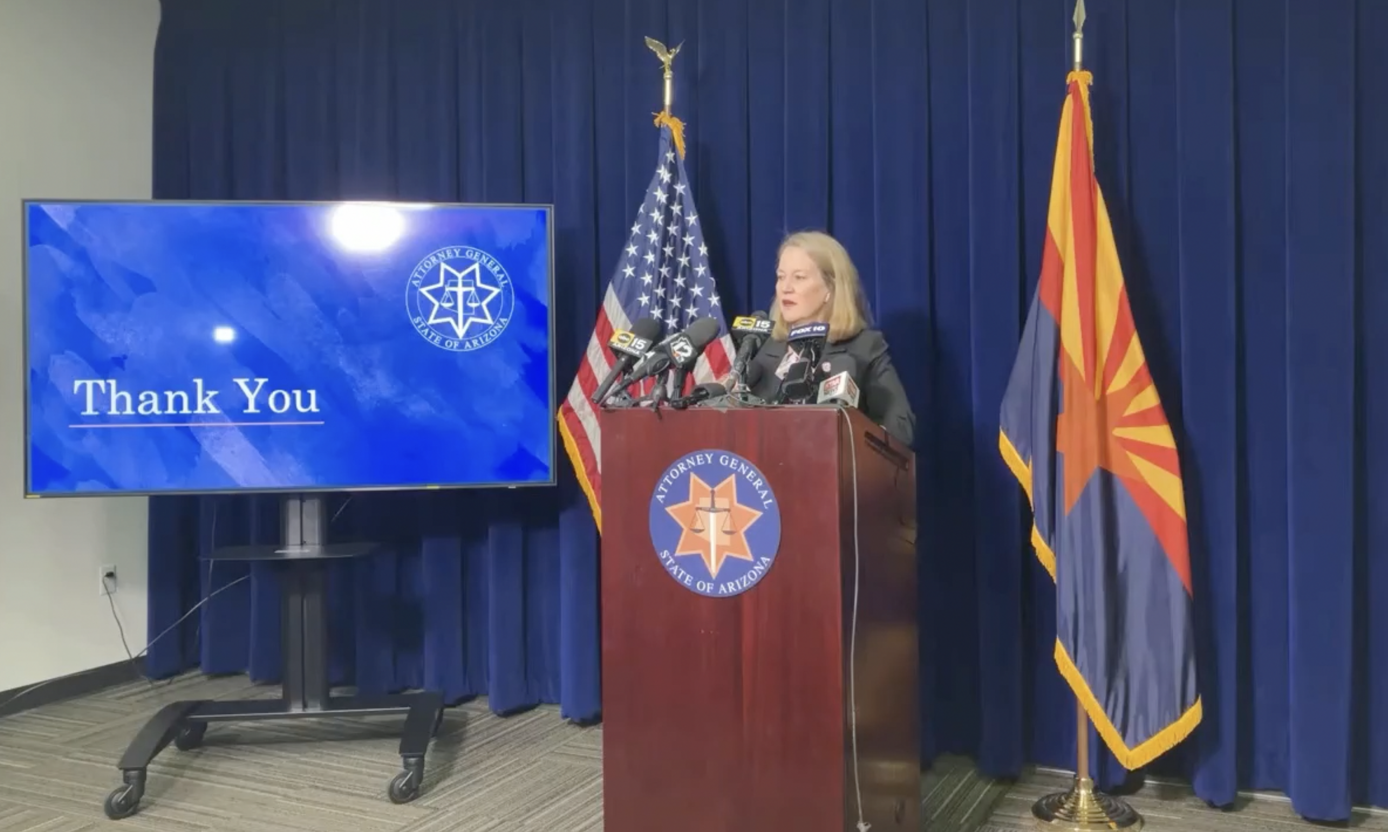 Kris Mayes press conference on Thursday