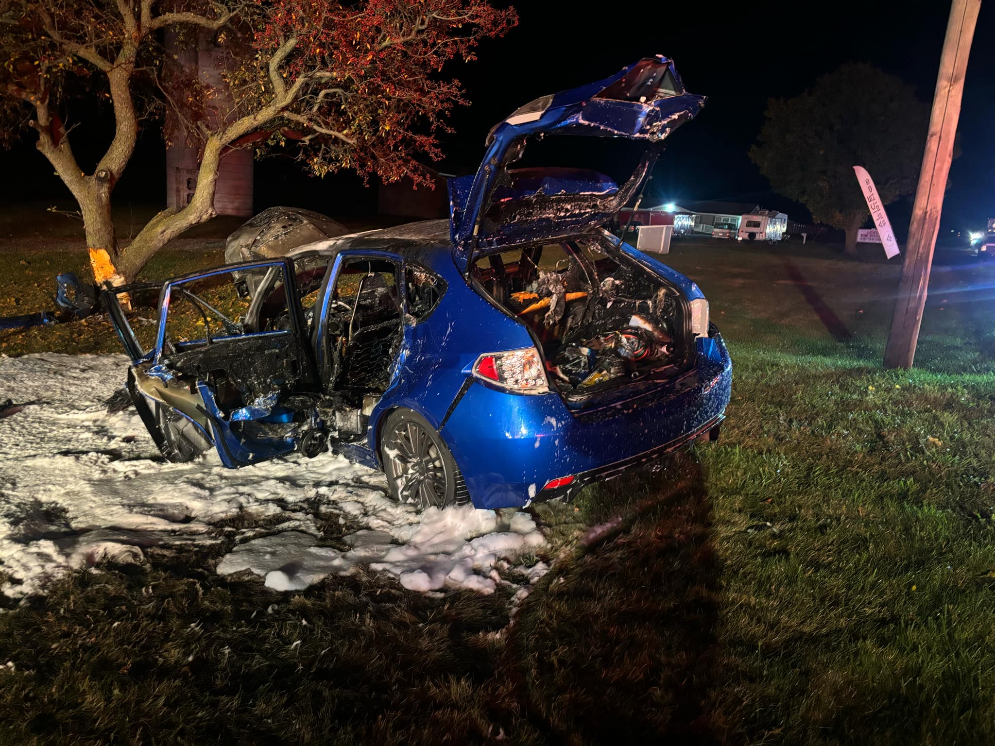 'He saved my baby': Nine-year-old boy saves younger sibling from fiery car crash 