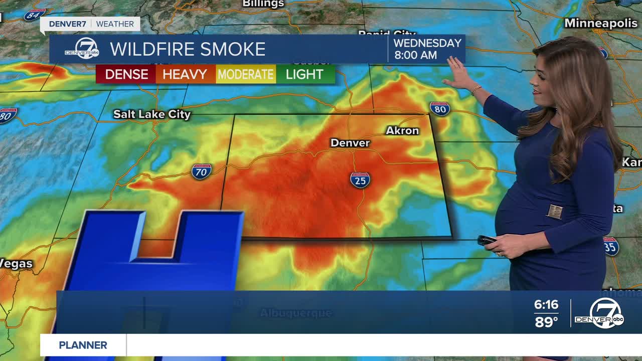 Wildfire Smoke Forecast for 8am Wednesday