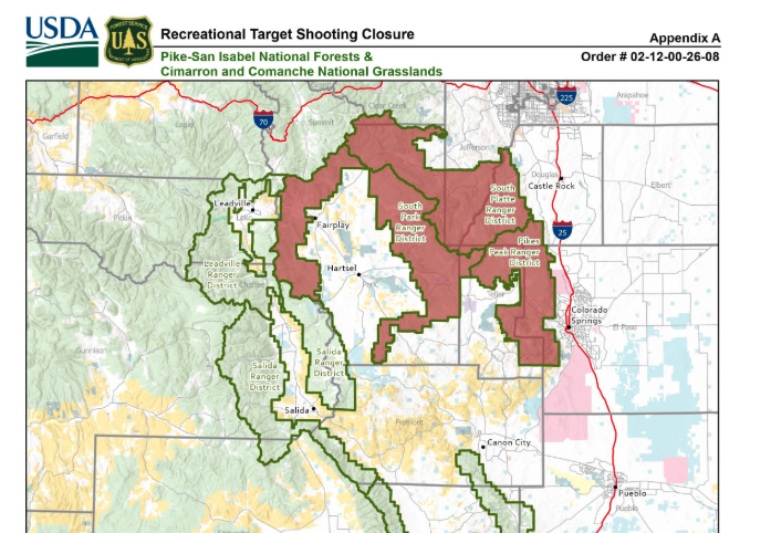 Recreational Target Shooting Closures