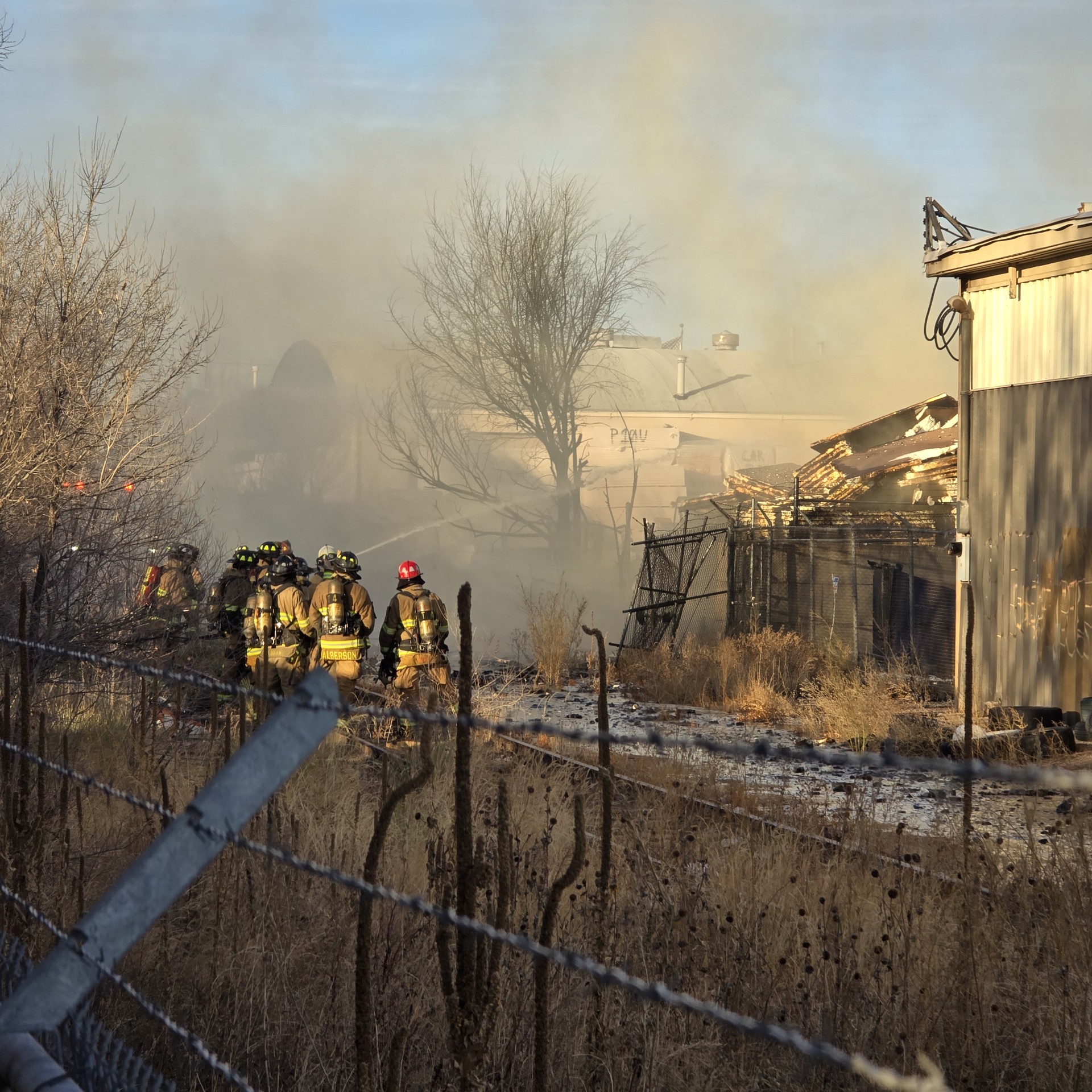Fire on N Century St 