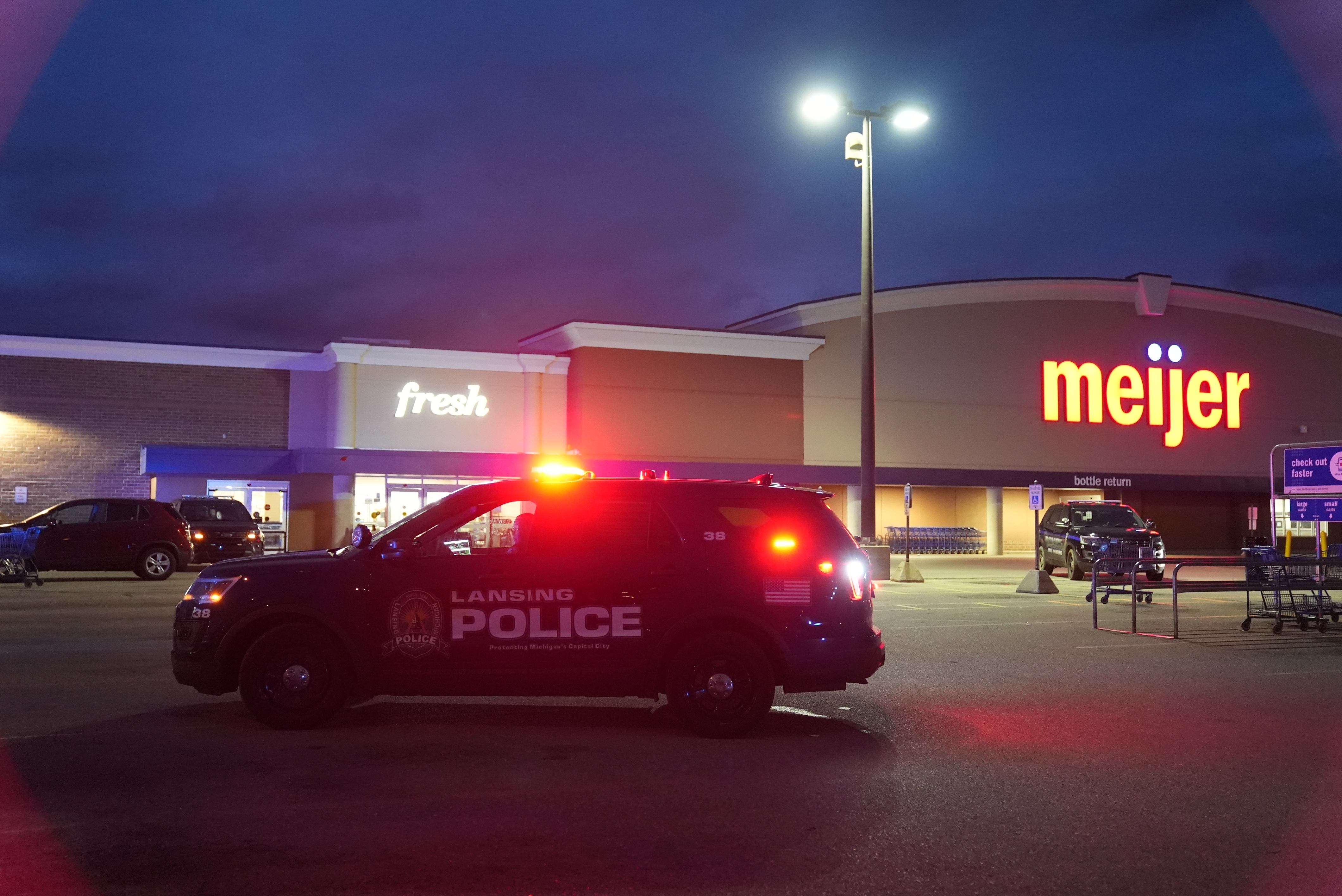 Police at Meijer in East Lansing