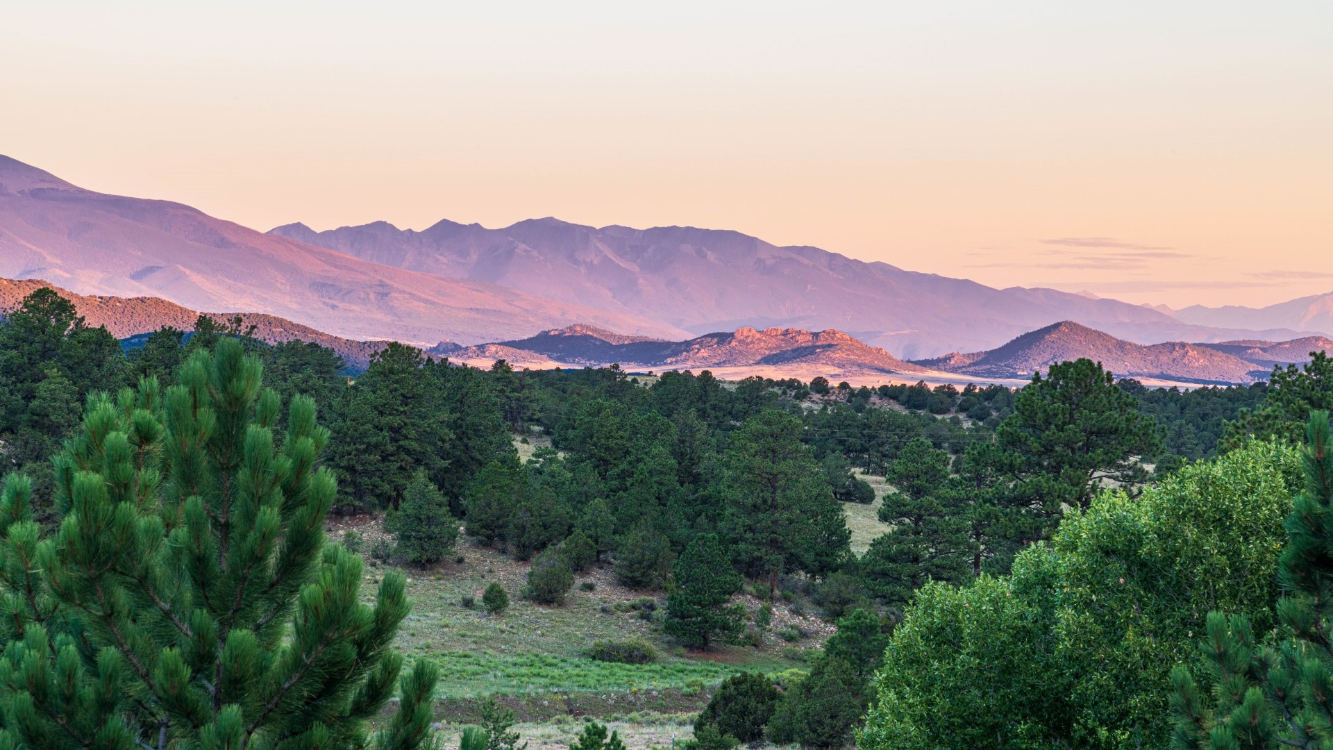 Wet Mountain Valley sunrise