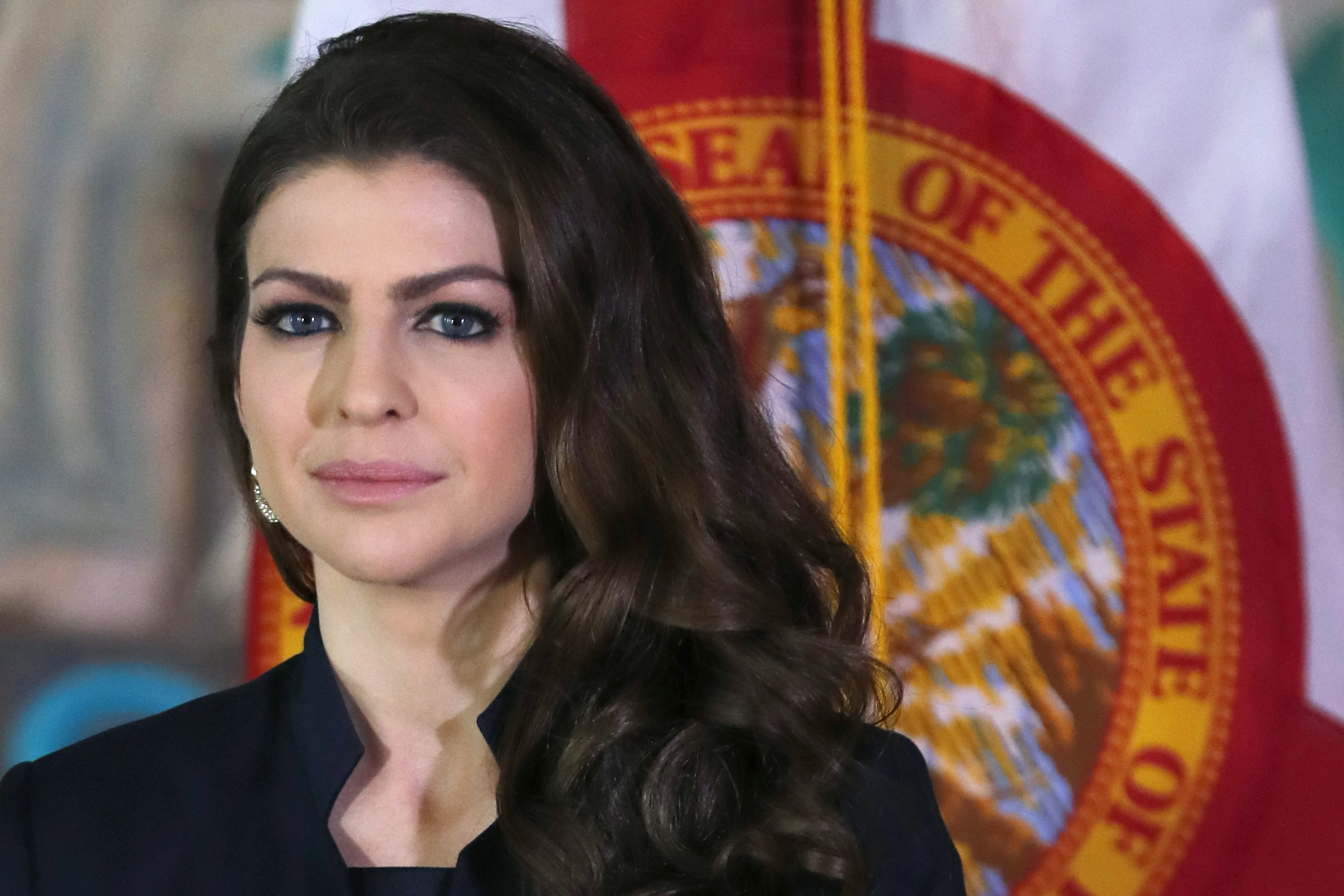 Casey DeSantis, pictured in 2019 in Miami, diagnosed with breast cancer