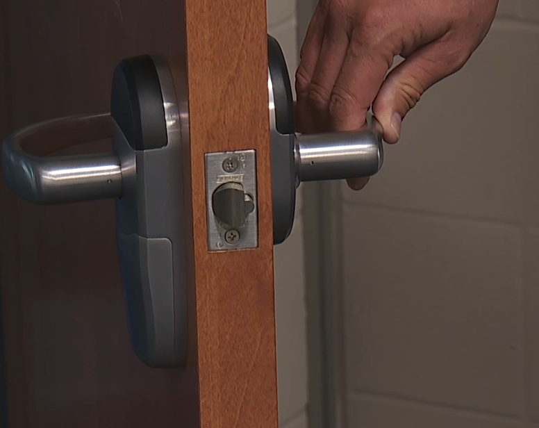 DOOR AT FRUITPORT HS