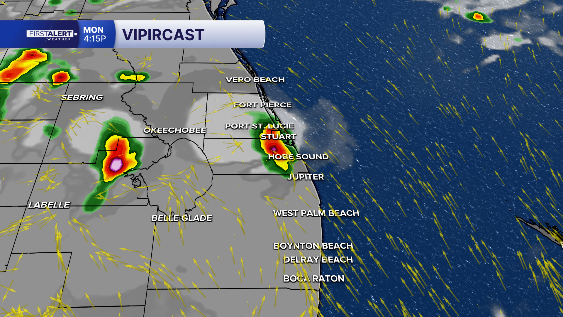 Monday forecast 