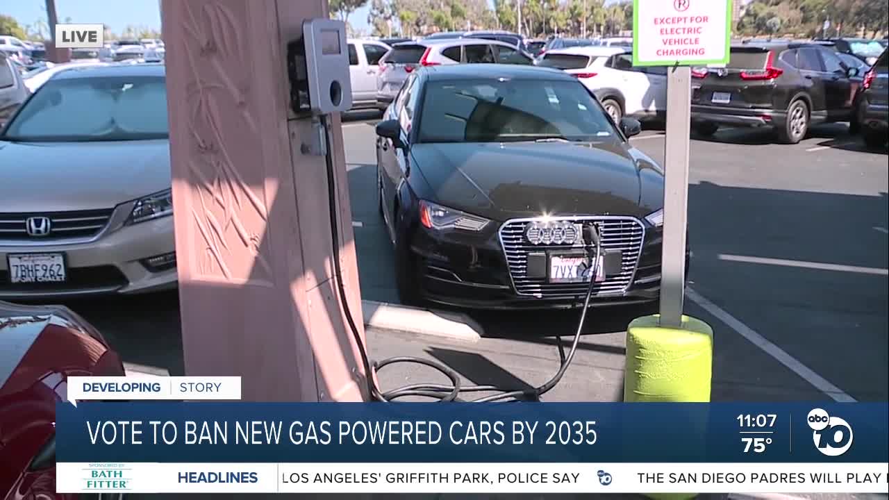 Vote to ban gas powered cars by 2035