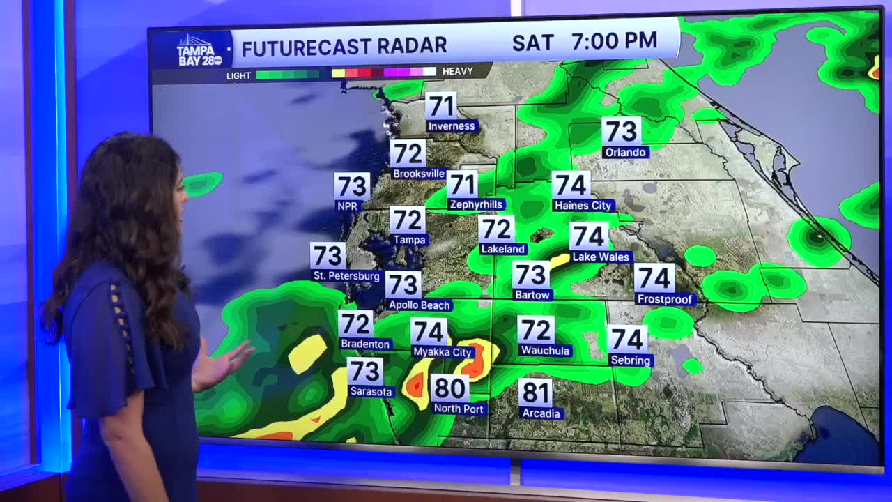 Forecast for 5-1 midday