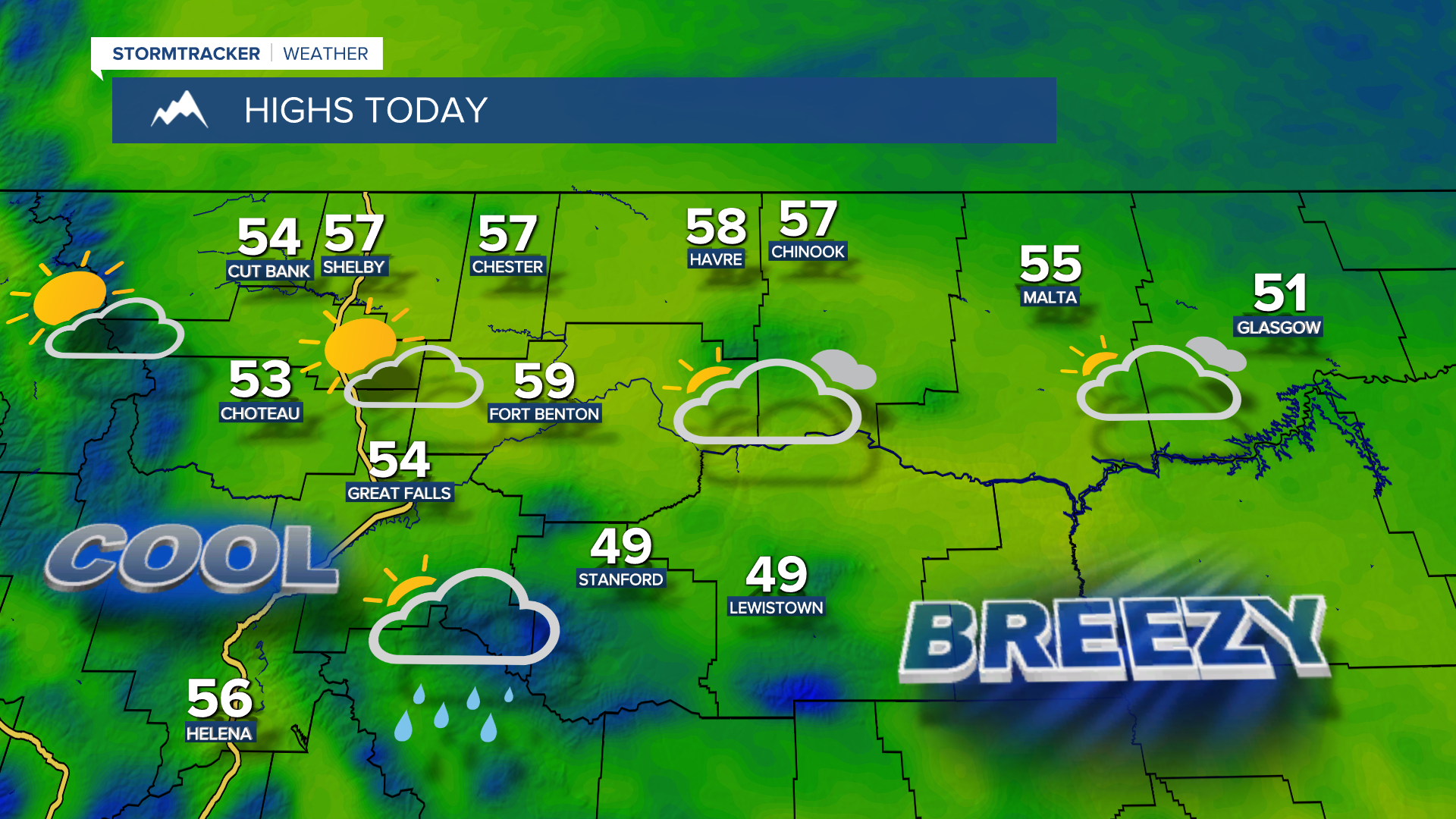 KRTV Highs Today