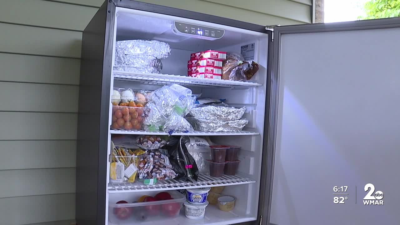 Baltimore County gets its first community fridge thanks to Reisterstown resident