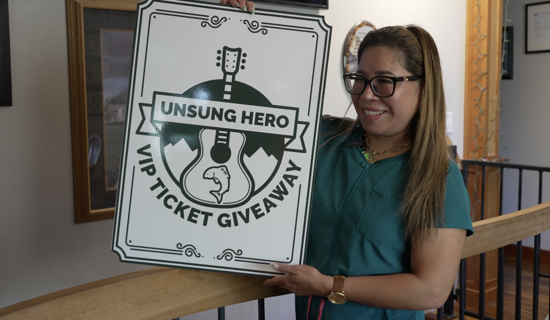 Julieann Moss Jaffe, recognized as an Unsung Hero