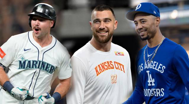 Cal Raleigh, Travis Kelce, Mookie Betts
