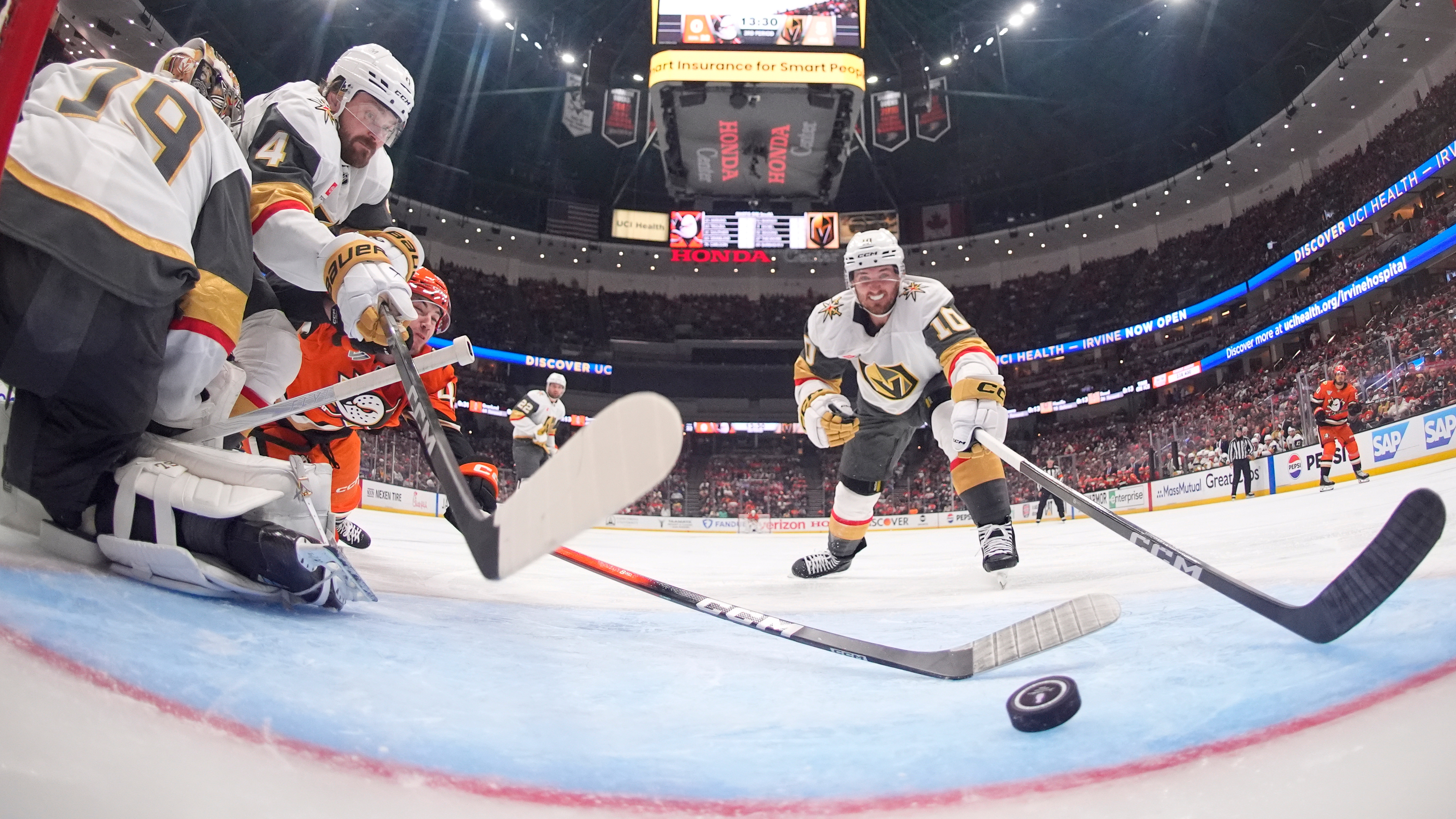 Golden Knights Ducks Hockey