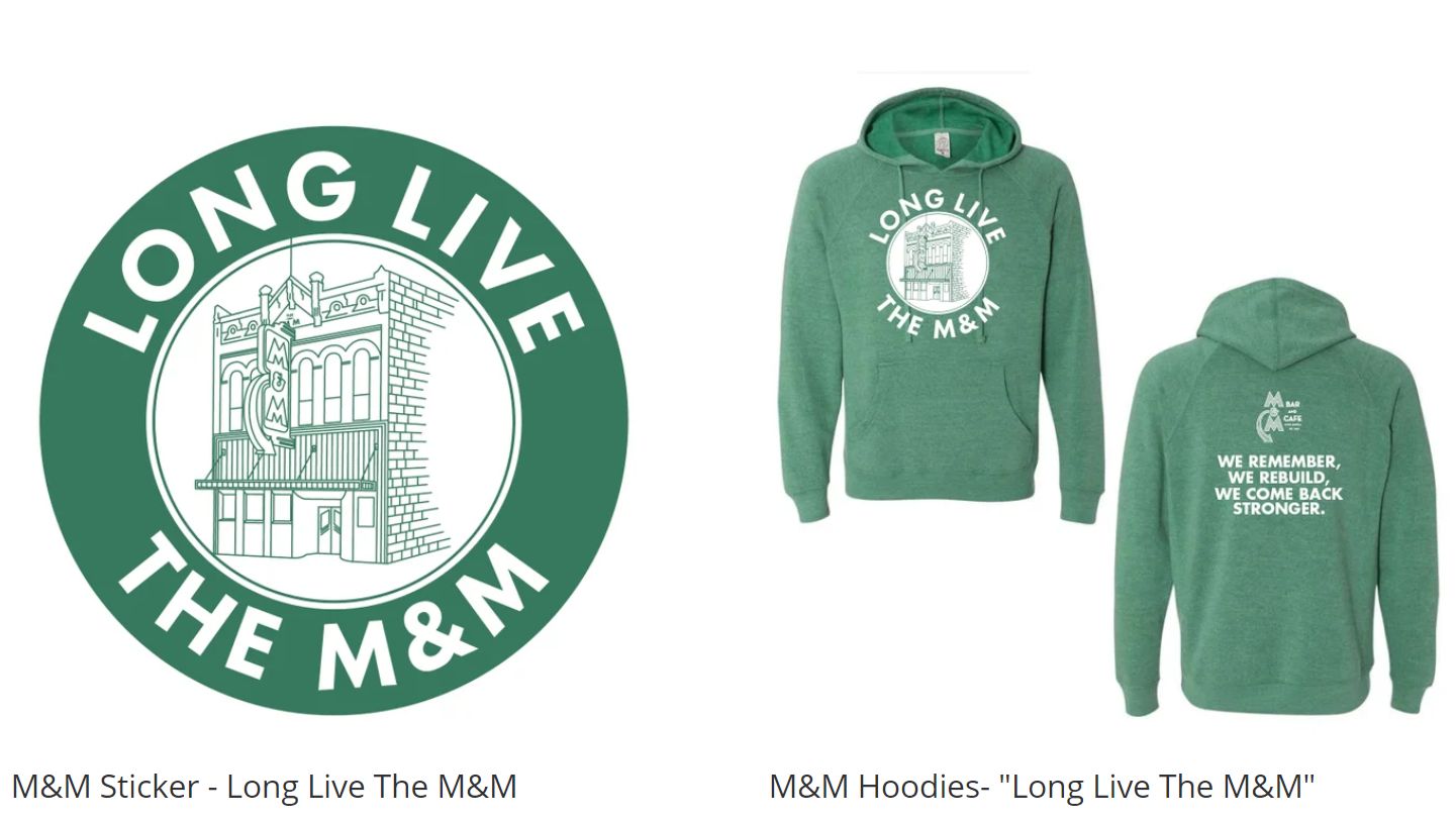 5518 Designs helps support M&M Bar rebuild